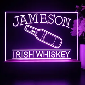 Jameson Irish Whiskey Bottle LED Desk Light