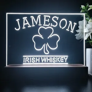 Jameson Irish Whiskey Leaf 1 LED Desk Light