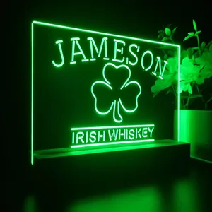 Jameson Irish Whiskey Leaf 1 LED Desk Light