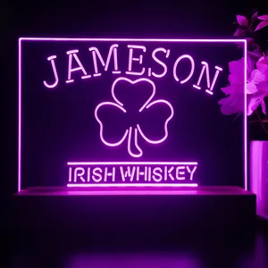 Jameson Irish Whiskey Leaf 1 LED Desk Light