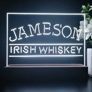 Jameson Irish Whiskey Logo 1 LED Desk Light