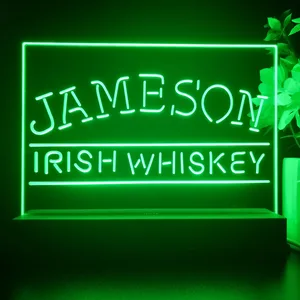 Jameson Irish Whiskey Logo 1 LED Desk Light