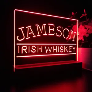 Jameson Irish Whiskey Logo 1 LED Desk Light