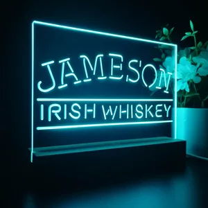 Jameson Irish Whiskey Logo 1 LED Desk Light