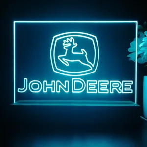 John Deere Logo 2 LED Desk Light