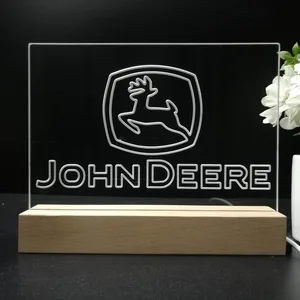 John Deere Logo 2 LED Desk Light