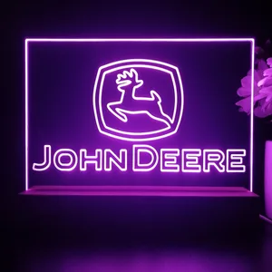 John Deere Logo 2 LED Desk Light