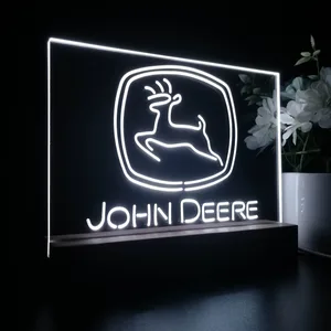 John Deere Logo LED Desk Light
