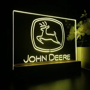 John Deere Logo LED Desk Light