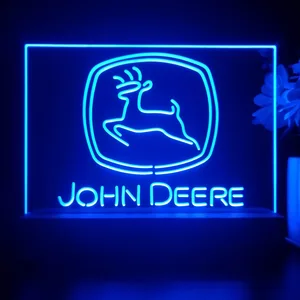 John Deere Logo LED Desk Light