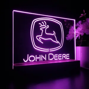 John Deere Logo LED Desk Light