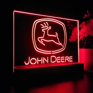 John Deere Logo LED Desk Light