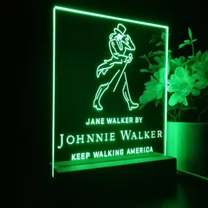 Johnnie Walker Jane Walker Keep Walking America LED Desk Light