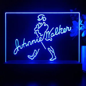 Johnnie Walker Logo 1 LED Desk Light