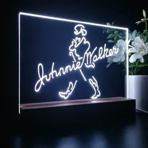 Johnnie Walker Logo 1 LED Desk Light