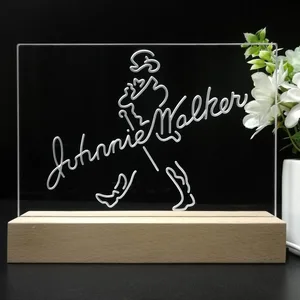 Johnnie Walker Logo 1 LED Desk Light