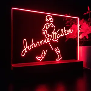 Johnnie Walker Logo 1 LED Desk Light