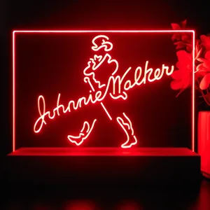 Johnnie Walker Logo 1 LED Desk Light