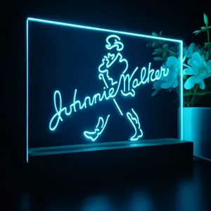 Johnnie Walker Logo 1 LED Desk Light