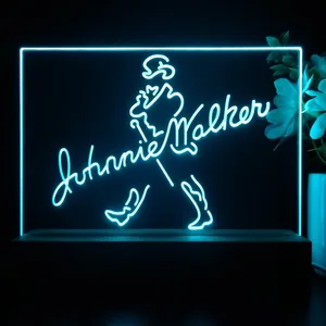Johnnie Walker Logo 1 LED Desk Light