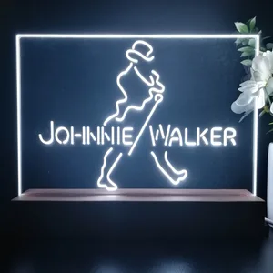 Johnnie Walker Logo 2 LED Desk Light