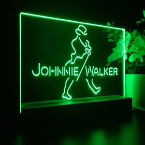Johnnie Walker Logo 2 LED Desk Light
