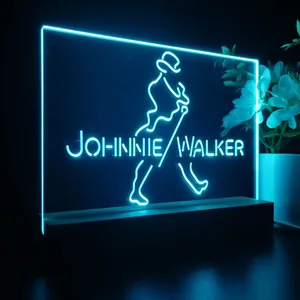 Johnnie Walker Logo 2 LED Desk Light