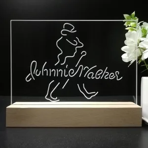 Johnnie Walker Logo Cursive LED Desk Light