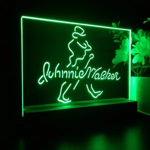Johnnie Walker Logo Cursive LED Desk Light