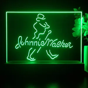 Johnnie Walker Logo Cursive LED Desk Light
