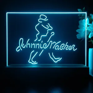 Johnnie Walker Logo Cursive LED Desk Light