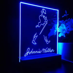 Johnnie Walker Logo LED Desk Light