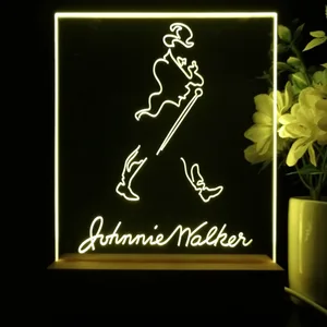 Johnnie Walker Logo LED Desk Light