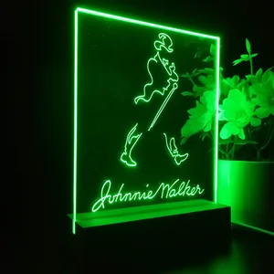 Johnnie Walker Logo LED Desk Light