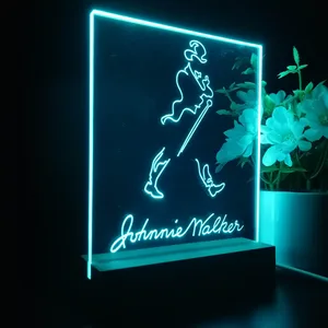 Johnnie Walker Logo LED Desk Light