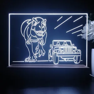 Jurassic Park Jeep Chase LED Desk Light