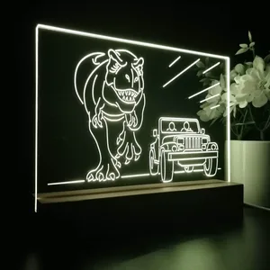 Jurassic Park Jeep Chase LED Desk Light