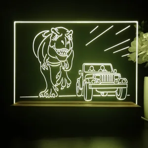 Jurassic Park Jeep Chase LED Desk Light