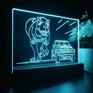 Jurassic Park Jeep Chase LED Desk Light