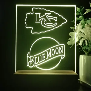 Kansas City Chiefs Blue Moon LED Desk Light