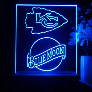 Kansas City Chiefs Blue Moon LED Desk Light