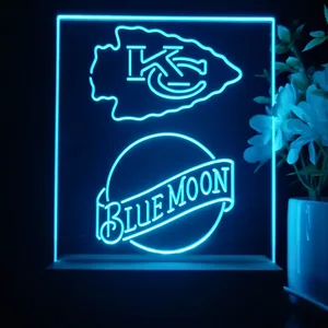 Kansas City Chiefs Blue Moon LED Desk Light