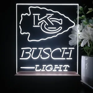 Kansas City Chiefs Busch Light LED Desk Light