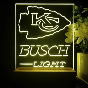 Kansas City Chiefs Busch Light LED Desk Light