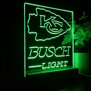 Kansas City Chiefs Busch Light LED Desk Light