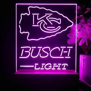 Kansas City Chiefs Busch Light LED Desk Light