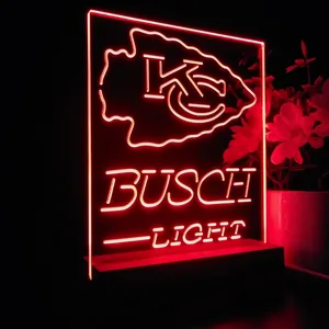 Kansas City Chiefs Busch Light LED Desk Light