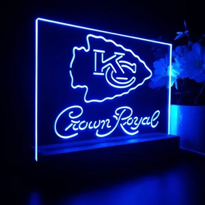 Kansas City Chiefs Crown Royal LED Desk Light