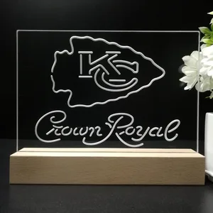 Kansas City Chiefs Crown Royal LED Desk Light