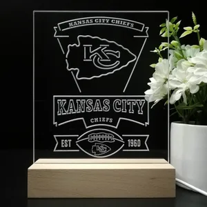 Kansas City Chiefs EST 1960 LED Desk Light